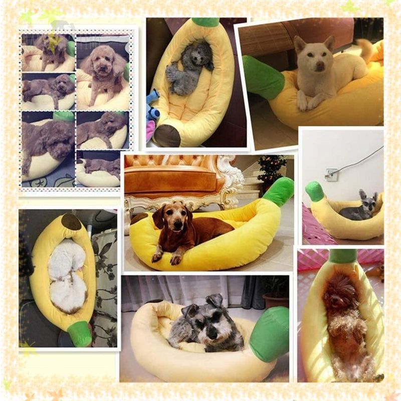 Banana Shape Pet Dog Cat Bed