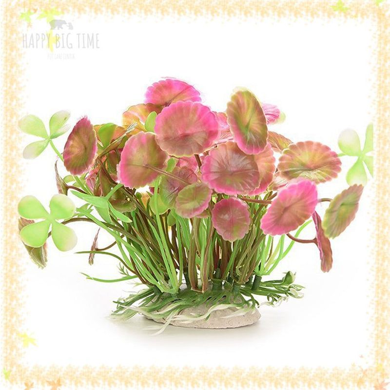 Simulation Water Plant For Fish Turtle Tank Landscaping Aquarium Decoration Ornament