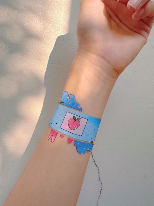 New Waterless Creative Simulation Band-Aid Waterproof Sweat Concealer Invisible Meat Color Bump Scar Birthmark Sticker Fashion