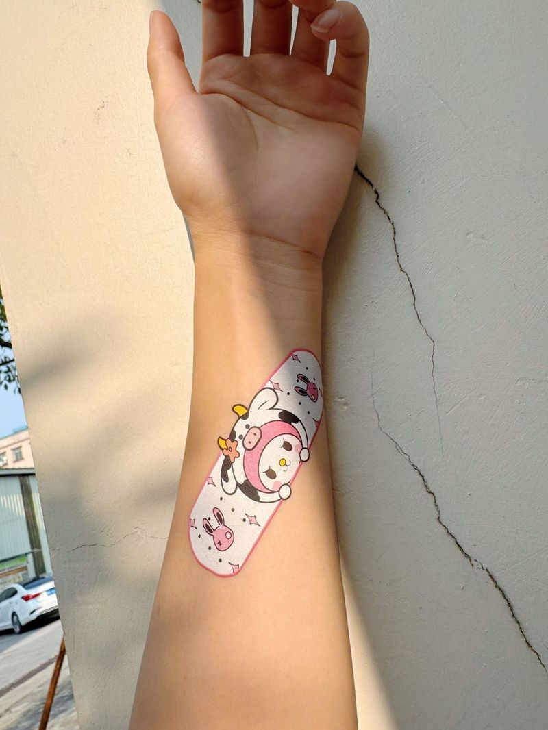 New Waterless Creative Simulation Band-Aid Waterproof Sweat Concealer Invisible Meat Color Bump Scar Birthmark Sticker Fashion