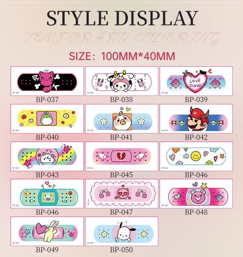 New Waterless Creative Simulation Band-Aid Waterproof Sweat Concealer Invisible Meat Color Bump Scar Birthmark Sticker Fashion