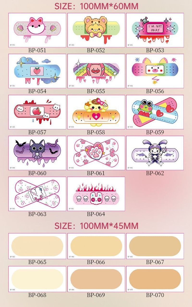 New Waterless Creative Simulation Band-Aid Waterproof Sweat Concealer Invisible Meat Color Bump Scar Birthmark Sticker Fashion