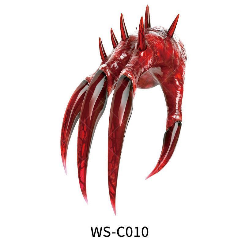 New In Stock Halloween Tattoo Stickers Children Funny Cartoon Activities Disposable Holiday Tattoo Stickers