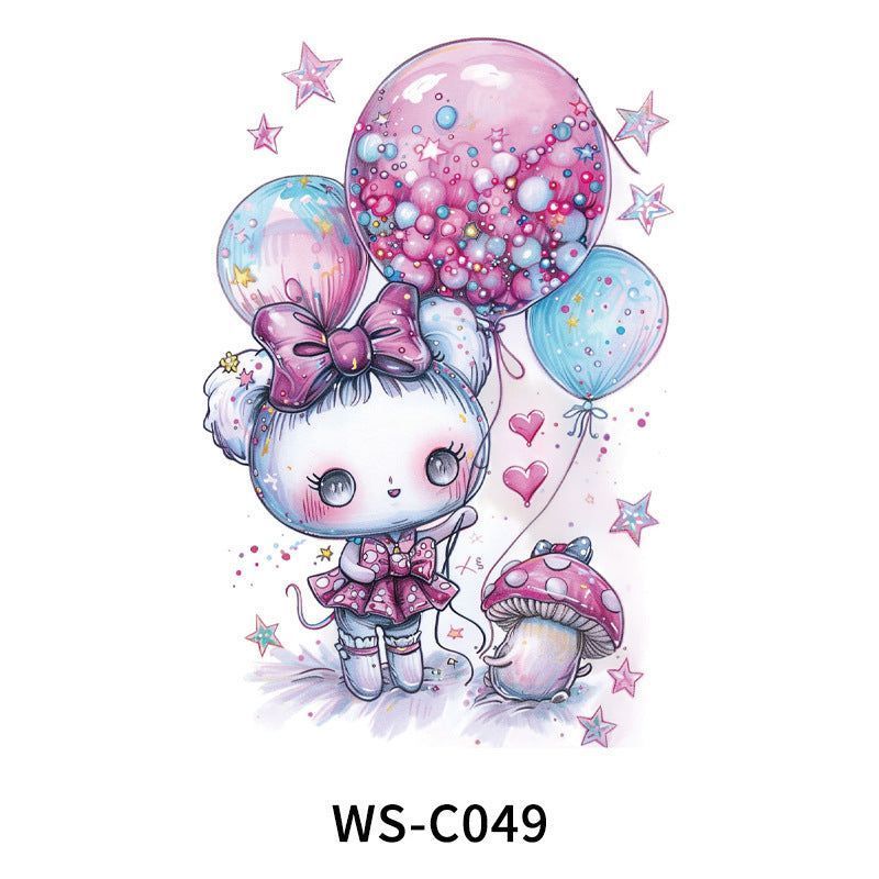 New In Stock Halloween Tattoo Stickers Children Funny Cartoon Activities Disposable Holiday Tattoo Stickers