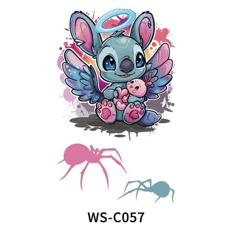 New In Stock Halloween Tattoo Stickers Children Funny Cartoon Activities Disposable Holiday Tattoo Stickers