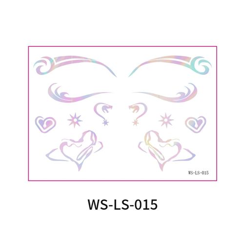 New Laser Makeup Eye Sticker For Makeup Beginners Hand Disabled Party Eye With Tattoo Sticker Disposable Sticker