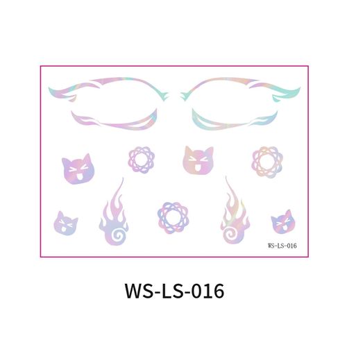New Laser Makeup Eye Sticker For Makeup Beginners Hand Disabled Party Eye With Tattoo Sticker Disposable Sticker