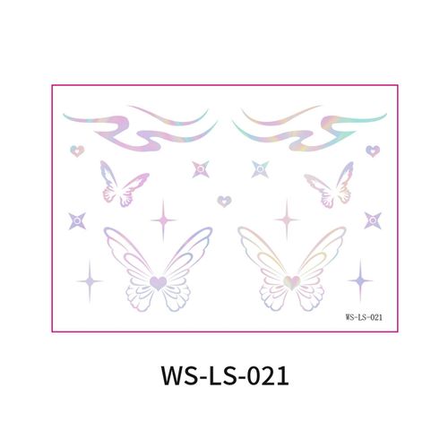 New Laser Makeup Eye Sticker For Makeup Beginners Hand Disabled Party Eye With Tattoo Sticker Disposable Sticker