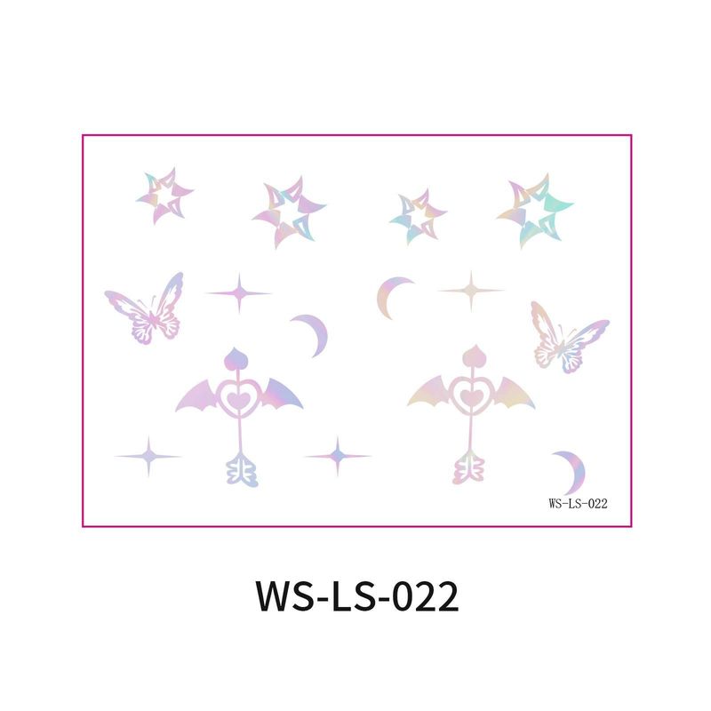 New Laser Makeup Eye Sticker For Makeup Beginners Hand Disabled Party Eye With Tattoo Sticker Disposable Sticker