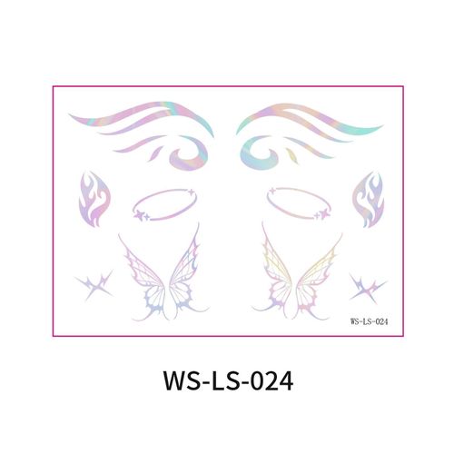 New Laser Makeup Eye Sticker For Makeup Beginners Hand Disabled Party Eye With Tattoo Sticker Disposable Sticker