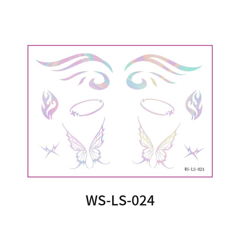 New Laser Makeup Eye Sticker For Makeup Beginners Hand Disabled Party Eye With Tattoo Sticker Disposable Sticker