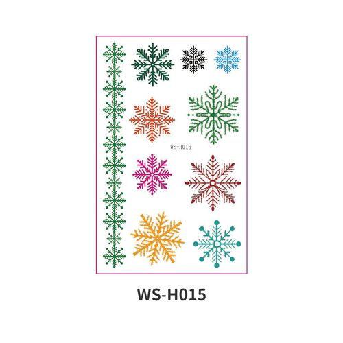 New Cartoon Children's Christmas Tattoo Sticker Holiday Party Atmosphere Eco-Friendly Elk Tattoo Sticker