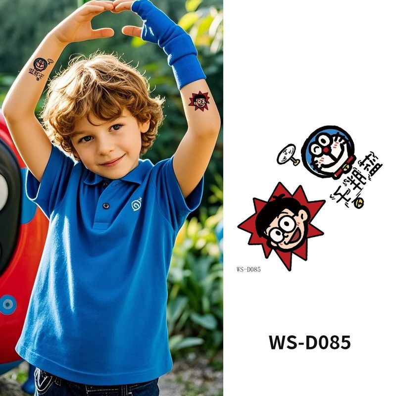 Colorful Cute Tattoo Sticker Advanced Sense Ins Summer Colorful Finger Clavicle Sticker Fashion