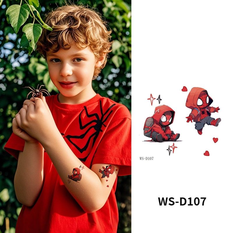 Colorful Cute Tattoo Sticker Advanced Sense Ins Summer Colorful Finger Clavicle Sticker Fashion