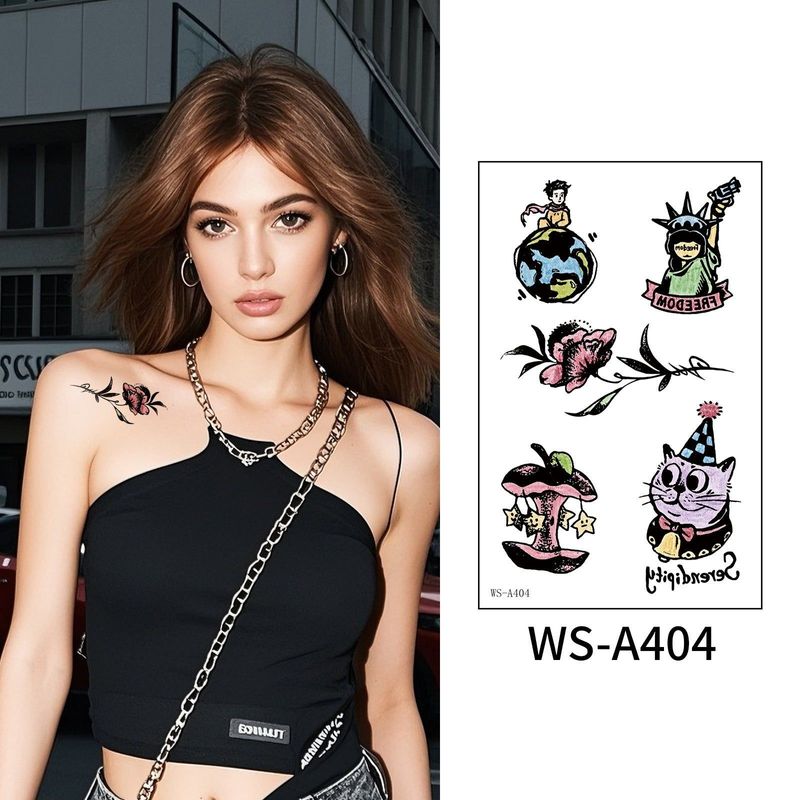 New European And American Fashion Street Men And Women Sweet Cool High-end Sense Arm Washable Temporary Tattoo Sticker