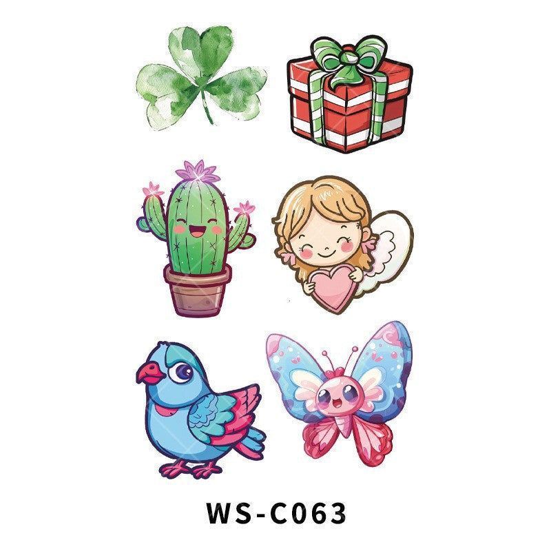 New Couple Dating Valentine's Day Tattoo Sticker Love Red Lips Couple Party Party Tattoo Sticker  Fashion