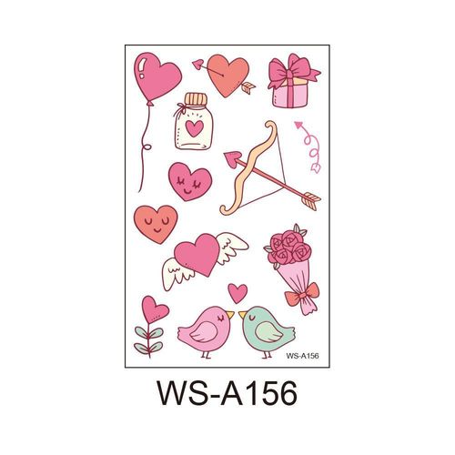 New Couple Dating Valentine's Day Tattoo Sticker Love Red Lips Couple Party Party Tattoo Sticker  Fashion