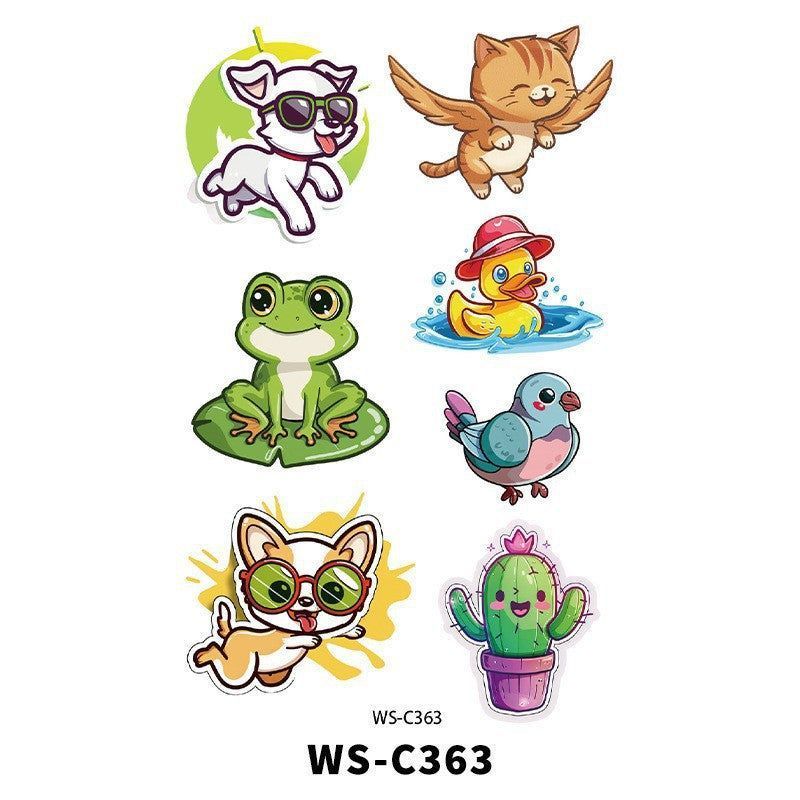 New Couple Dating Valentine's Day Tattoo Sticker Love Red Lips Couple Party Party Tattoo Sticker  Fashion