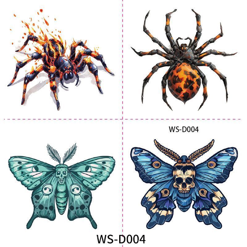 New Halloween Children Cartoon Tattoo Sticker Waterproof Party Party Children Funny Fun Tattoo Sticker