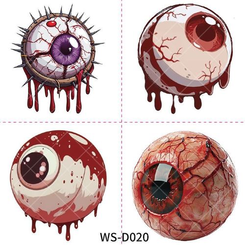 New Halloween Children Cartoon Tattoo Sticker Waterproof Party Party Children Funny Fun Tattoo Sticker