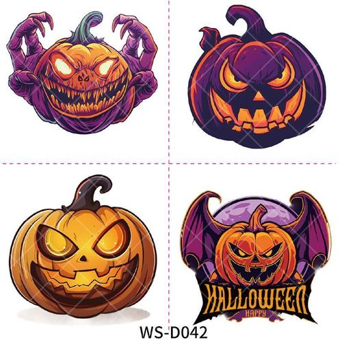 New Halloween Children Cartoon Tattoo Sticker Waterproof Party Party Children Funny Fun Tattoo Sticker