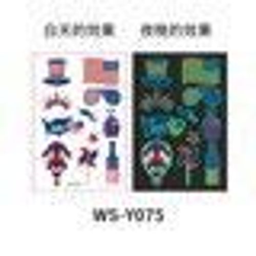 New Luminous Independence Day Tattoo Sticker US Flag Waterproof Temporary Party Parade Holiday Party Sticker  Night light