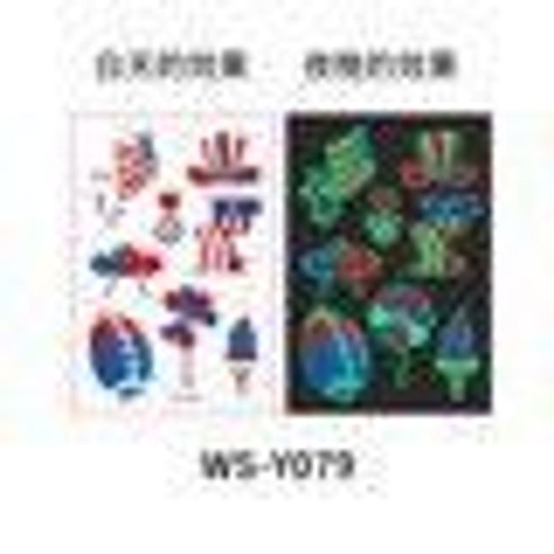 New Luminous Independence Day Tattoo Sticker US Flag Waterproof Temporary Party Parade Holiday Party Sticker  Night light