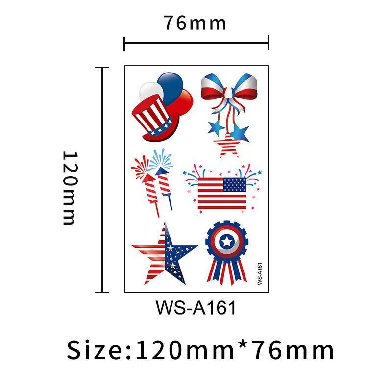New American Independence Day Tattoo Sticker Holiday Party Party Event Gift Creative Disposable Tattoo Sticker Fashion