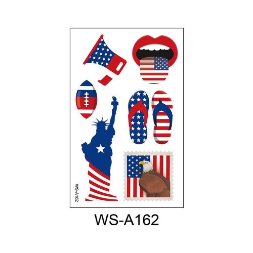 New American Independence Day Tattoo Sticker Holiday Party Party Event Gift Creative Disposable Tattoo Sticker Fashion