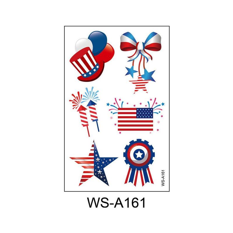 New American Independence Day Tattoo Sticker Holiday Party Party Event Gift Creative Disposable Tattoo Sticker Fashion
