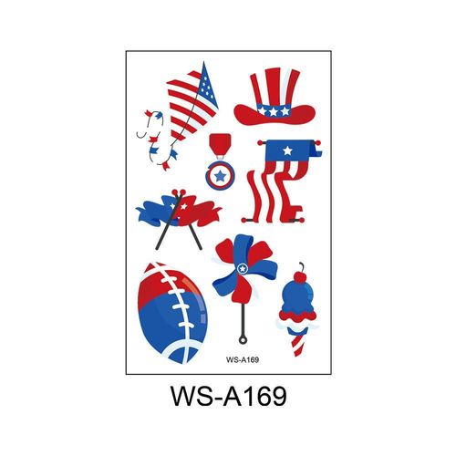 New American Independence Day Tattoo Sticker Holiday Party Party Event Gift Creative Disposable Tattoo Sticker Fashion