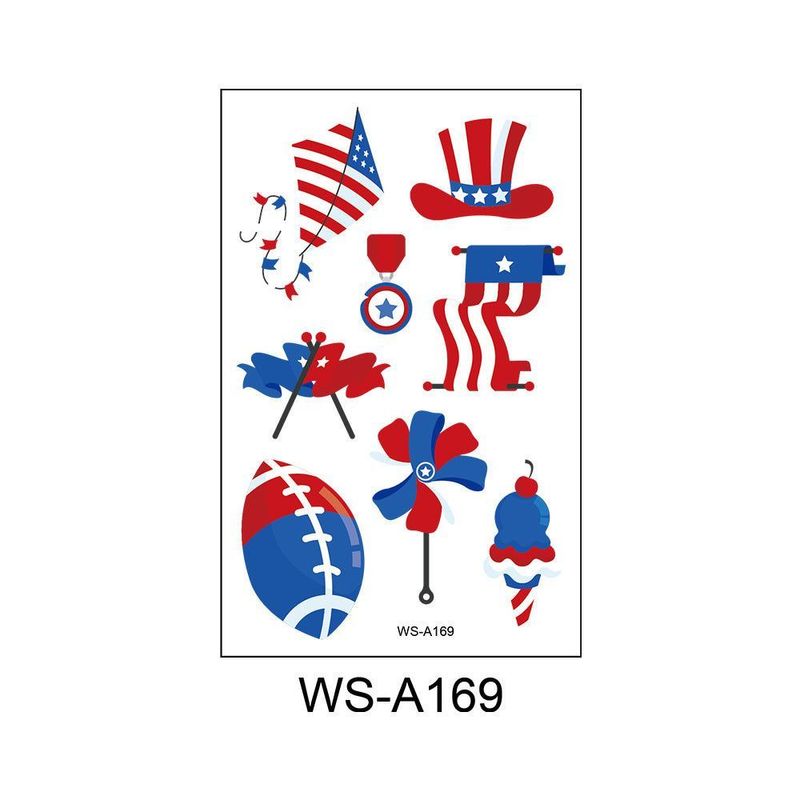 New American Independence Day Tattoo Sticker Holiday Party Party Event Gift Creative Disposable Tattoo Sticker Fashion