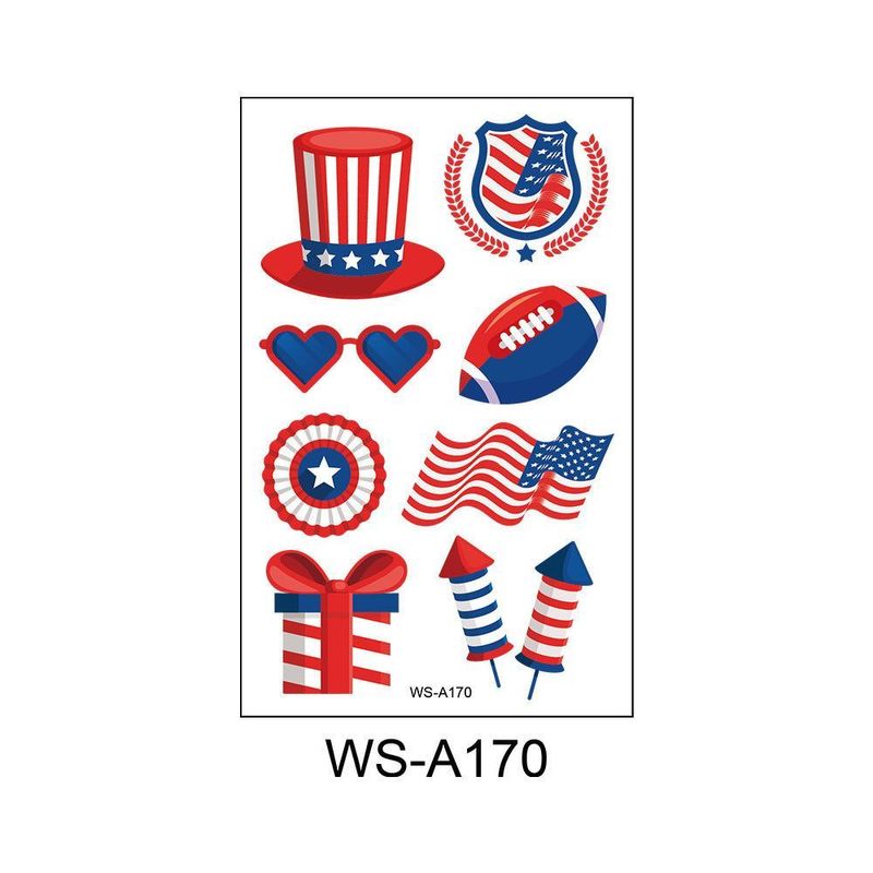 New American Independence Day Tattoo Sticker Holiday Party Party Event Gift Creative Disposable Tattoo Sticker Fashion