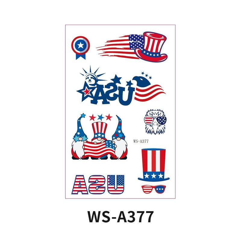 New Independence Day American Flag Tattoo Sticker Festival Party Event Waterproof Temporary Sticker Fashion