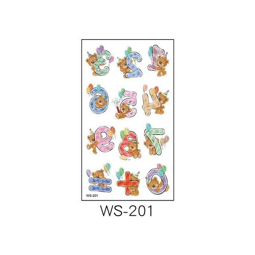 New Children's Cartoon Birthday Party Tattoo Sticker Boys' And Girls' Year-old Activity Arm Face Egg Sticker Fashion