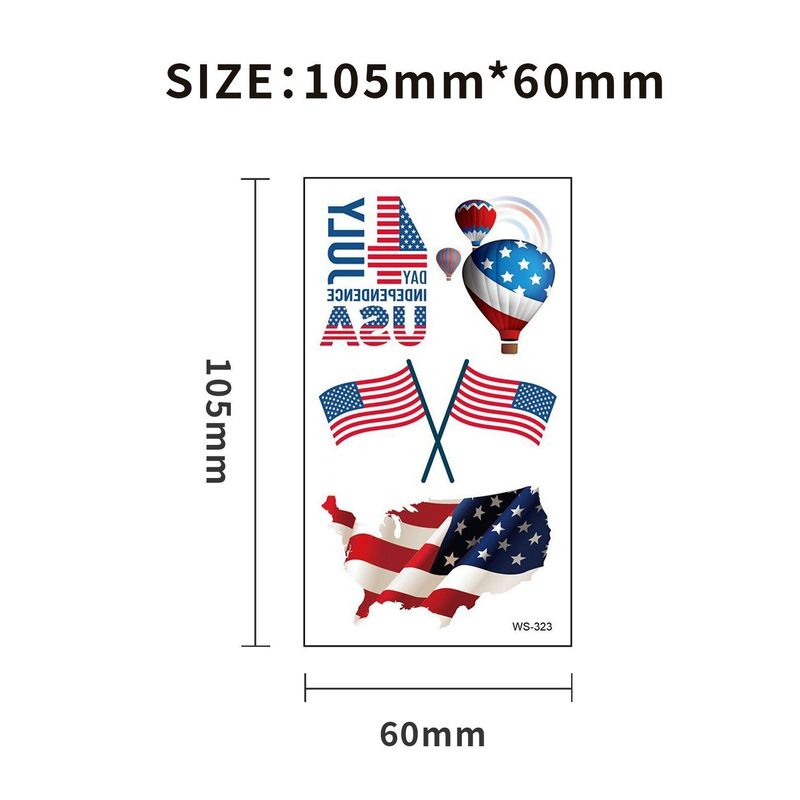 US Flag Independence Day Tattoo Holiday Party Party Waterproof Sweat Temporary Decoration Tattoo  Fashion