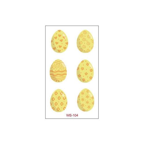 New Children Easter Tattoo Sticker Rabbit Egg Holiday Party Disposable Tattoo Sticker  Fashion