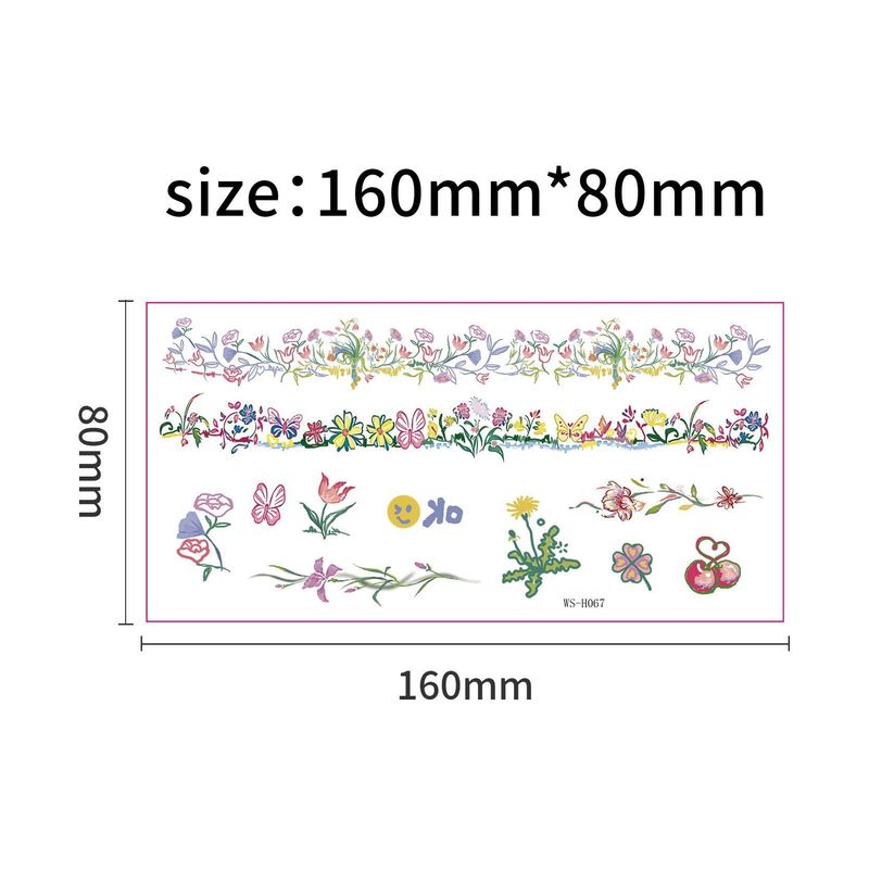 Explosive Small Fresh Adult Finger Tattoo Sticker Waterproof Cute Children's Bracelet Bracelet Scar Cover Tattoo Sticker Fashion