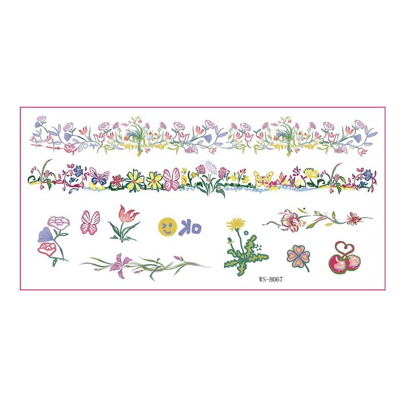 Explosive Small Fresh Adult Finger Tattoo Sticker Waterproof Cute Children's Bracelet Bracelet Scar Cover Tattoo Sticker Fashion