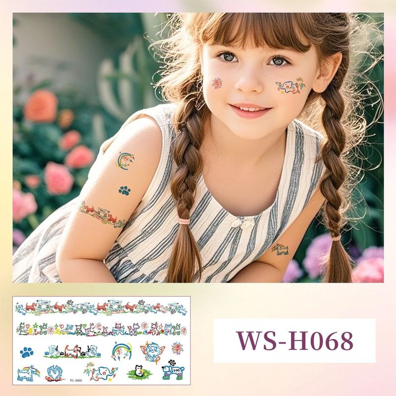Explosive Small Fresh Adult Finger Tattoo Sticker Waterproof Cute Children's Bracelet Bracelet Scar Cover Tattoo Sticker Fashion