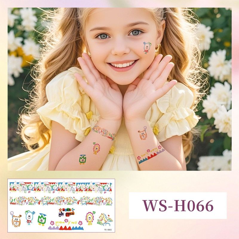 Explosive Small Fresh Adult Finger Tattoo Sticker Waterproof Cute Children's Bracelet Bracelet Scar Cover Tattoo Sticker Fashion