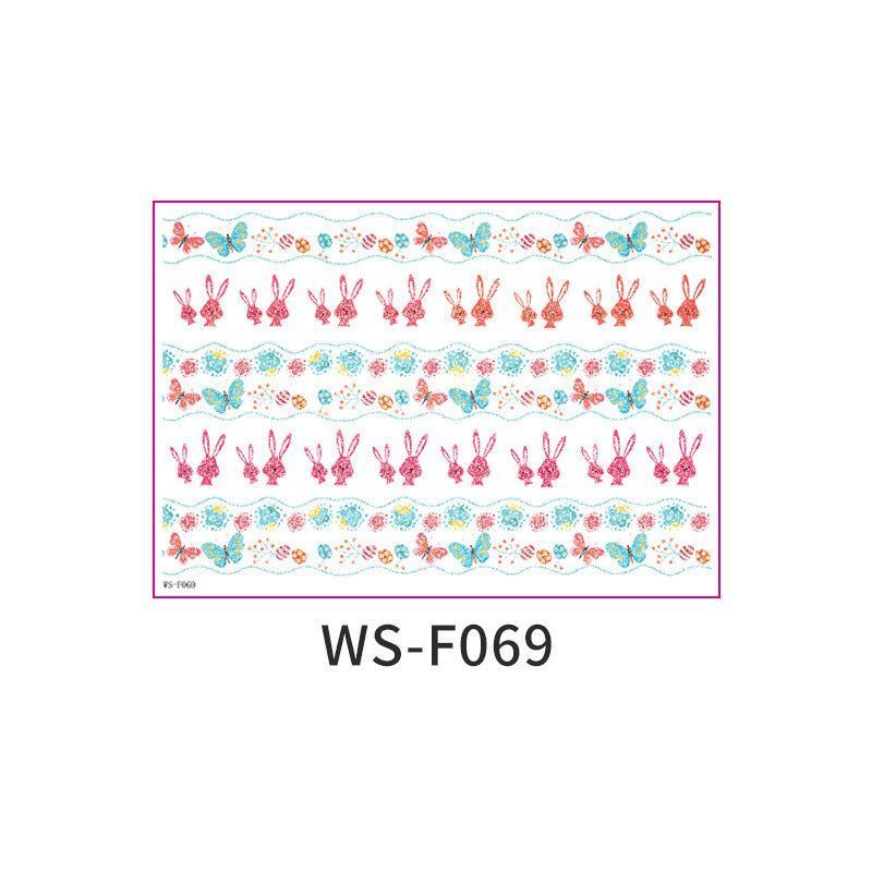 New Easter Glitter Tattoo Sticker Waterproof Children Adult Bracelet Tattoo Sticker Creative Rabbit Sticker   Fashion