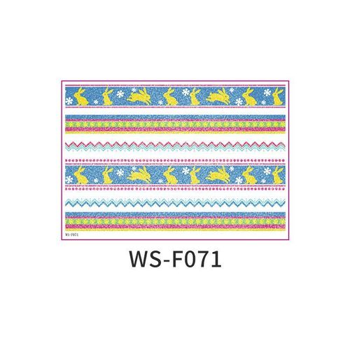New Easter Glitter Tattoo Sticker Waterproof Children Adult Bracelet Tattoo Sticker Creative Rabbit Sticker   Fashion