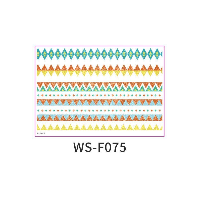 New Easter Glitter Tattoo Sticker Waterproof Children Adult Bracelet Tattoo Sticker Creative Rabbit Sticker   Fashion