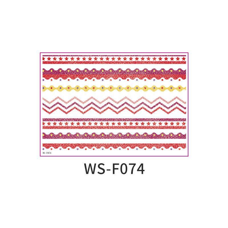 New Easter Glitter Tattoo Sticker Waterproof Children Adult Bracelet Tattoo Sticker Creative Rabbit Sticker   Fashion