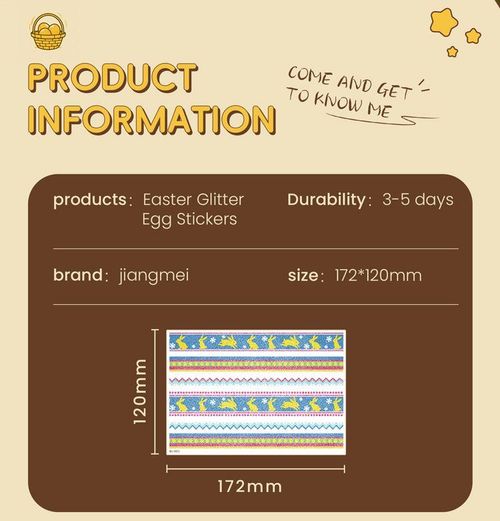 New Easter Glitter Tattoo Sticker Waterproof Children Adult Bracelet Tattoo Sticker Creative Rabbit Sticker   Fashion