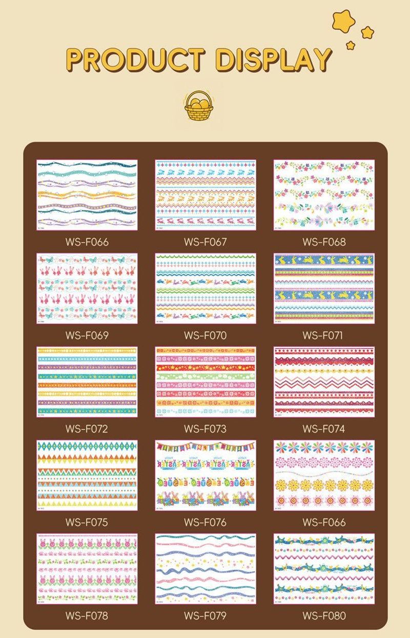 New Easter Glitter Tattoo Sticker Waterproof Children Adult Bracelet Tattoo Sticker Creative Rabbit Sticker   Fashion