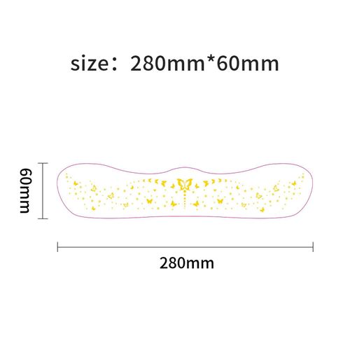 New Style Bronzing Silver Collarbone Freckles Stickers Waterproof Sweatproof European And American Collarbone Stickers Makeup Party Tattoo  Fashion