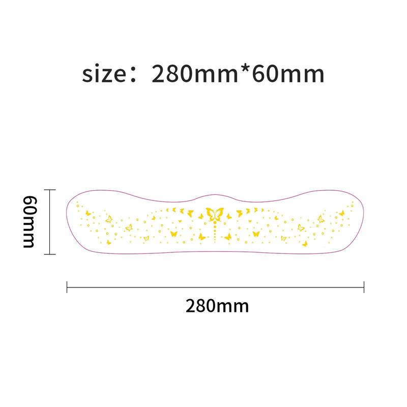 New Style Bronzing Silver Collarbone Freckles Stickers Waterproof Sweatproof European And American Collarbone Stickers Makeup Party Tattoo  Fashion