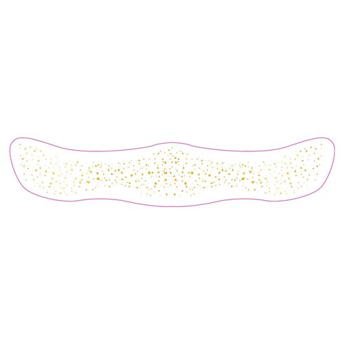 New Style Bronzing Silver Collarbone Freckles Stickers Waterproof Sweatproof European And American Collarbone Stickers Makeup Party Tattoo  Fashion